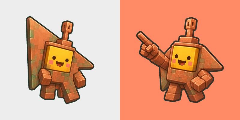 Cute Copper Golem Minecraft