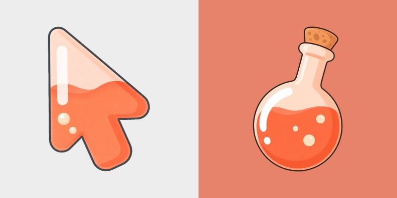 Coral Bubble Charm