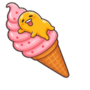 Gudetama Strawberry Ice Cream Delight Default