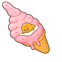 Gudetama Strawberry Ice Cream Delight Pointer