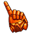 Cute Dark Trooper Blaster Orange Pointer