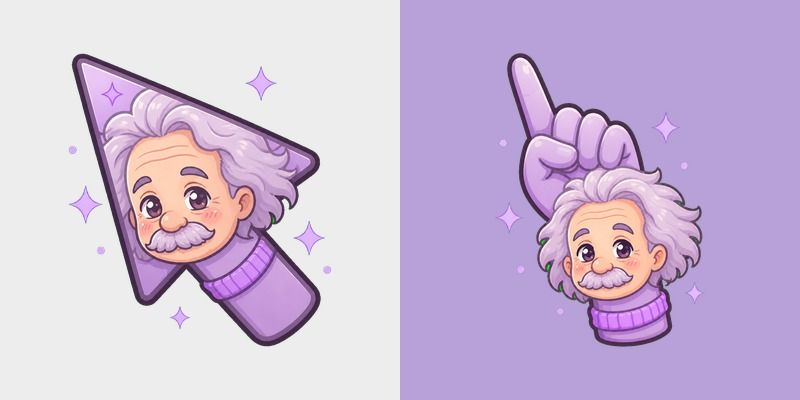 Cute Einstein Lavender