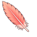 Cute Flamingo Feather Default