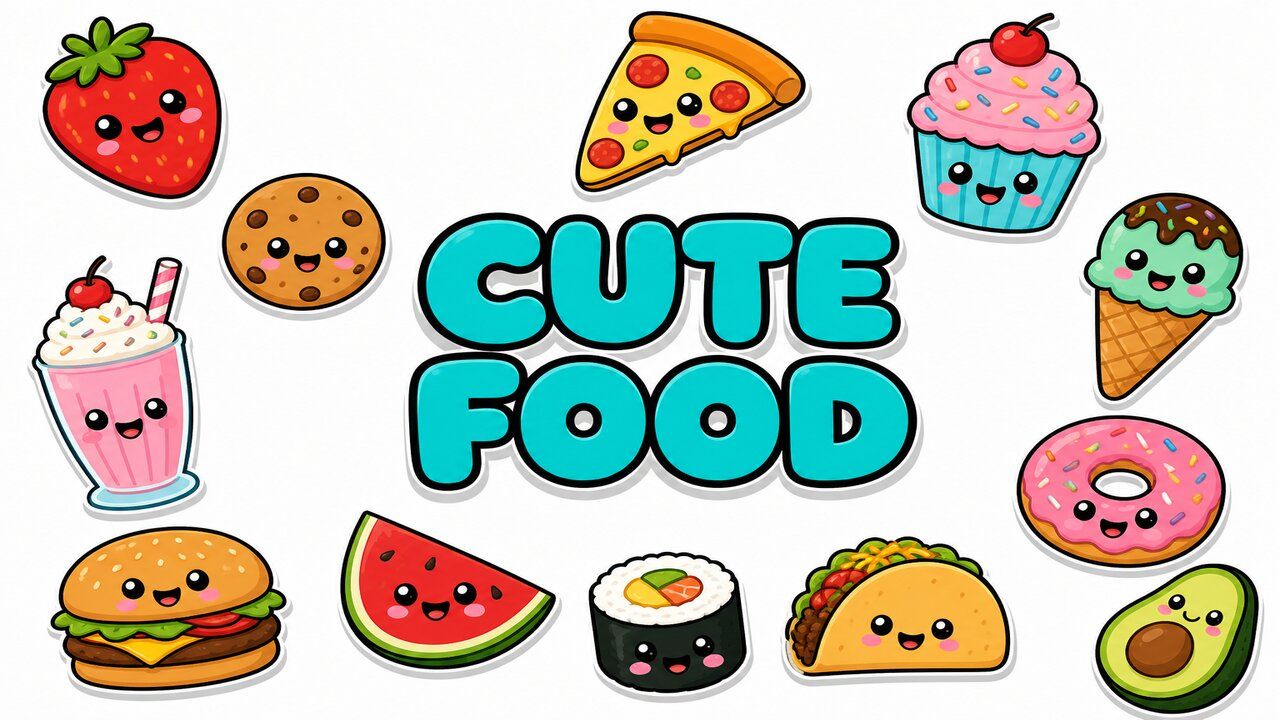 Cute Food - Custom cursor collection preview image