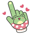 Cute Frog Mushroom Pointer