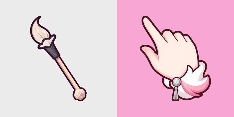 Cute Genshin Charlotte Brush
