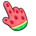 Cute Juicy Watermelon Pointer