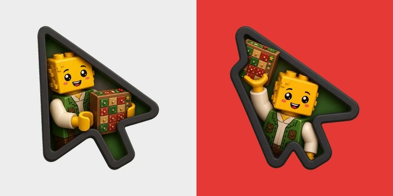 Cute LEGO Minecraft Advent Calendar