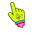 Cute Lime Rocket Pointer