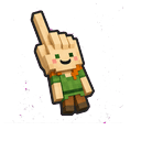 Cute Minecraft Alex Pointer