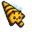 Cute Minecraft Bee Default