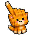 Cute Minecraft Cat Pointer