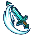 Cute Minecraft Diamond Sword Slash Default