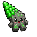 Cute Minecraft Emerald Ore Default