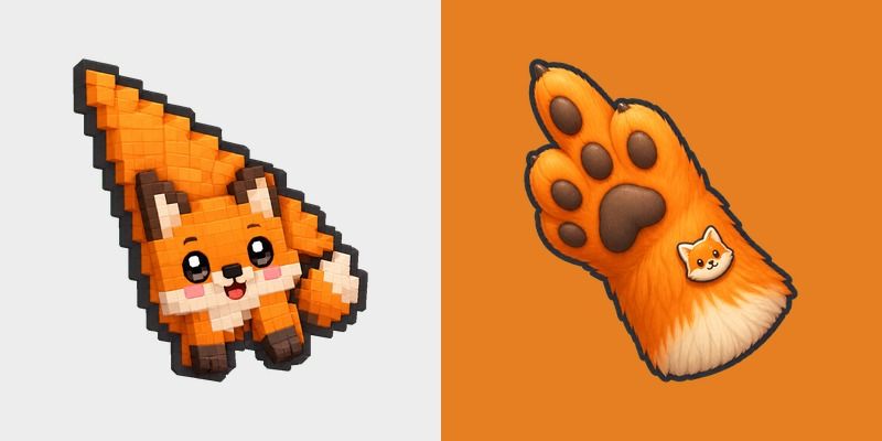 Cute Minecraft Fox