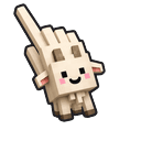 Cute Minecraft Goat Pointer