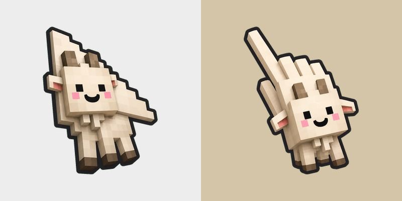 Cute Minecraft Goat