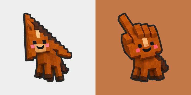 Cute Minecraft Horse