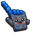 Cute Minecraft Lapis Ore Pointer