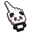 Cute Minecraft Panda Pointer