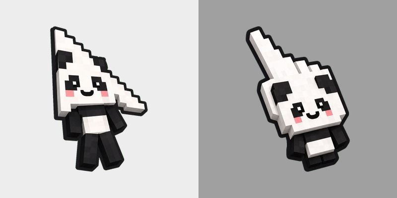 Cute Minecraft Panda