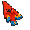 Cute Minecraft Parrot Default