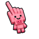 Cute Minecraft Pig Pointer
