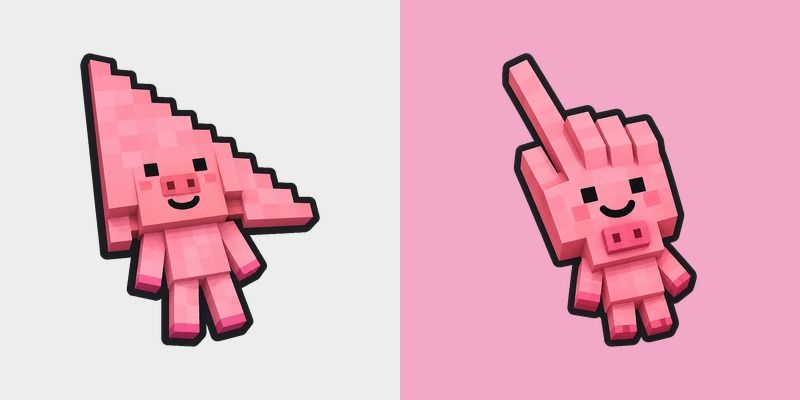 Cute Minecraft Pig