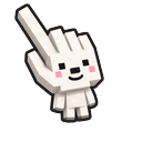 Cute Minecraft Polar Bear Pointer
