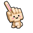 Cute Minecraft Rabbit Pointer