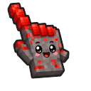 Cute Minecraft Redstone Ore Pointer