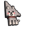 Cute Minecraft Wolf Default