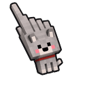 Cute Minecraft Wolf Pointer
