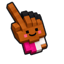 Cute Minecraft Zuri Pointer