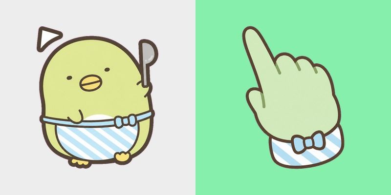 Cute Mint Bird Spoon