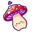 Cute Mushroom Duck Inmushroom Hat Cursor Default
