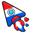 Cute Netherlands Rocket Default