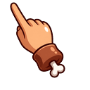 Cute One Piece Manga Meat Pointer