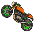 Cute Orange Cafe Racer Default