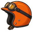 Cute Orange Cafe Racer Pointer