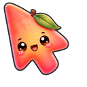 Cute Peach Cursor Pack Default