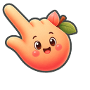 Cute Peach Cursor Pack Pointer