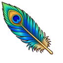Cute Peacock Feather Default