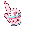 Cute Pink Milkshake Pointer