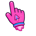 Cute Pink Rocket Pointer
