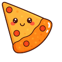 Cute Pizza Slice Default