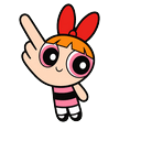 Cute Powerpuff Blossom Pink Pointer
