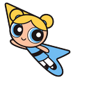 Cute Powerpuff Bubbles Blue Default