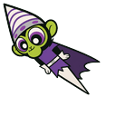 Cute Powerpuff Mojo Jojo Purple Default