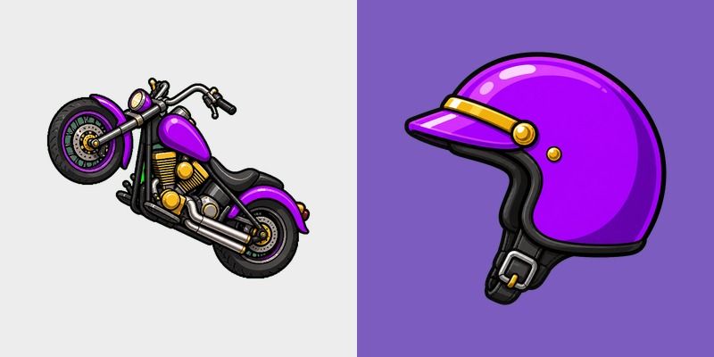 Cute Purple Cruiser